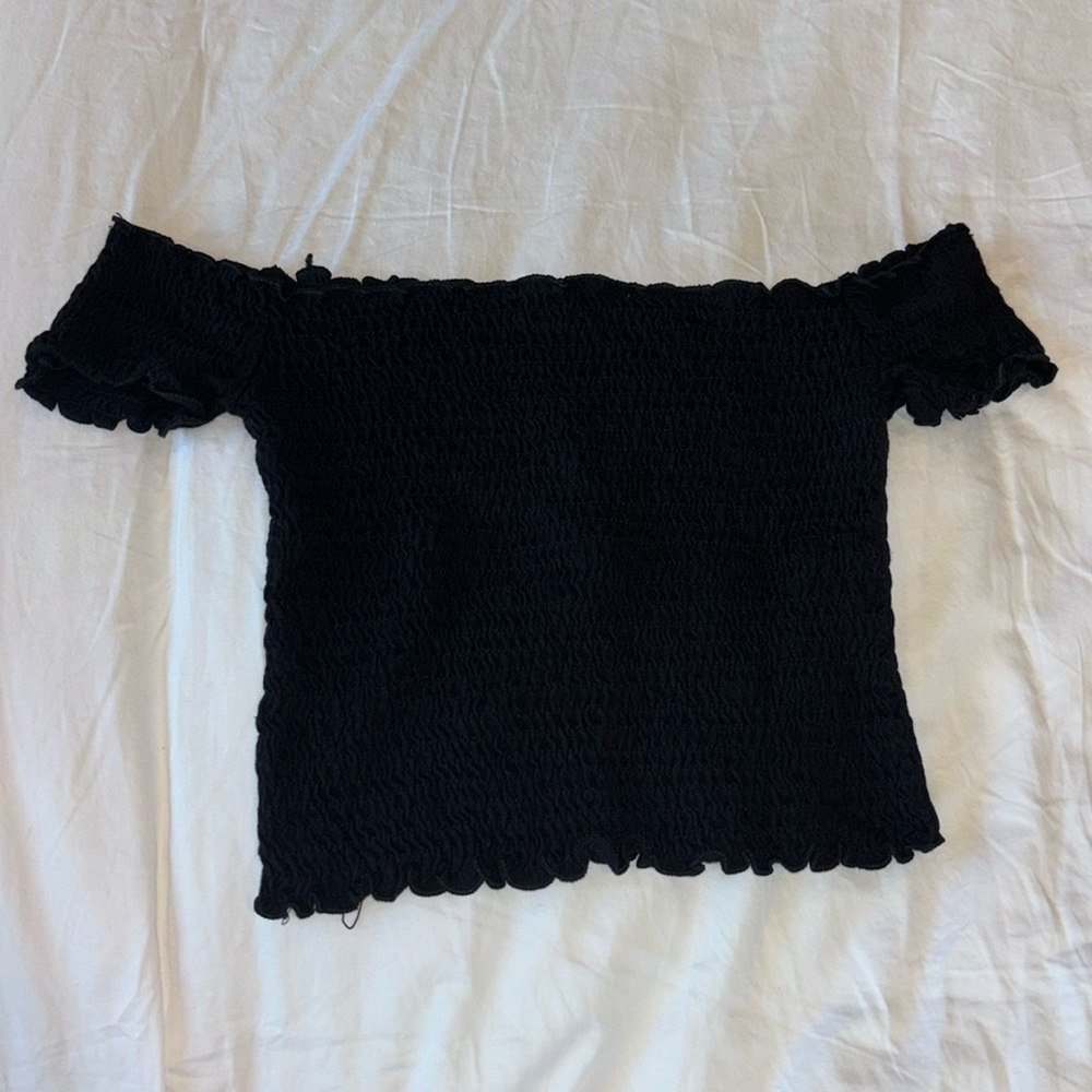 Scrunch Off-the-Shoulder Top